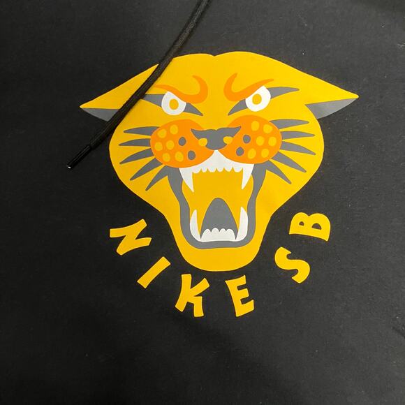 Nike SB GFX Panther Black Hoodie Size XL - Picture 3 of 9